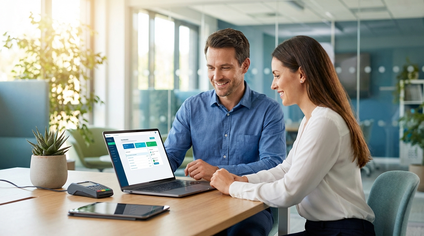 Emissor de certificado Digital professional working on