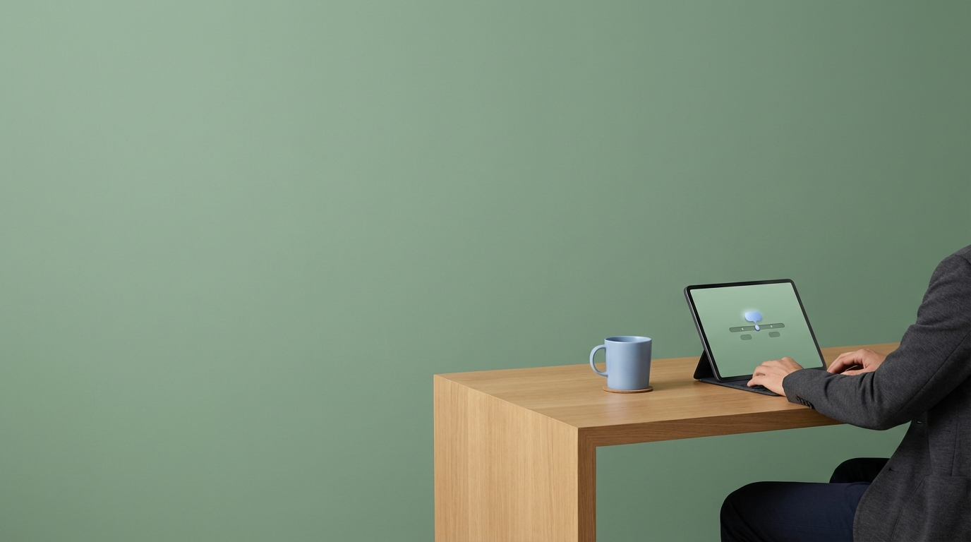 Agency Matching Service professional working on
