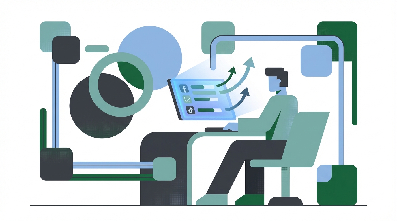 Agency Matching Service professional working on